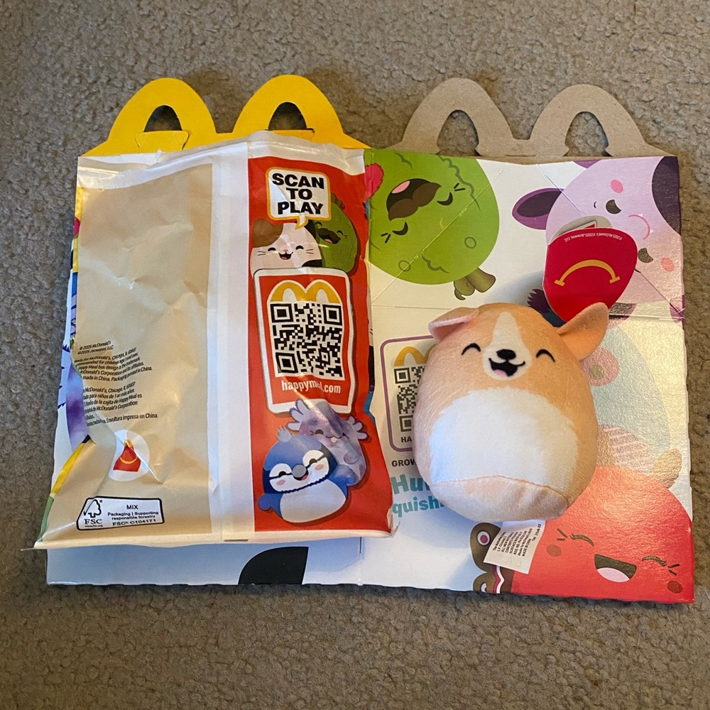 ‼️5/$25‼️ Squishmallow McDonald’s “STEVON” WITH BOX
